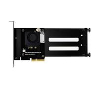 Bosiyrggrl PCIe 5.0 Gen5 X4 to EDSFF E1. S/E3. S SSD Adapter Card- PCI-E 5.0 4X Interface for U. 2 U. 3 Hard Drives with Installation Bracket