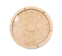 Bosiyrggrl Personalized Coin Box Travel Gift Discs for Playing with Coins Sliding Downwards Transparent Disc Money Box A