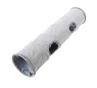 Bosiyrggrl Pet Cat Tunnel Cat Toys Play Tunnel Suede Hideaway Pet Crinkle Tunnel with Ball 12 Inch Diameter