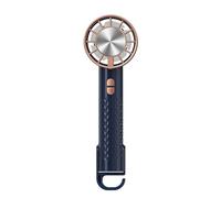 Bosiyrggrl Portable Handheld Fan High Wind Power Desktop Fan Circulator Personal Cooler Hand Fan with Semiconductor Ice Cooling,C