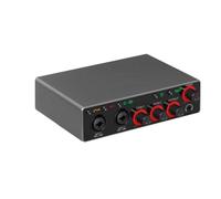 Bosiyrggrl Portable Recording Sound Card USB Audio Interface for Computer Plug and Play Studio for Podcasters