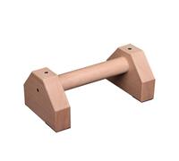 Bosiyrggrl Push-Up Stand Wood Pushup Bars Non-Slip Base Exercise Home Workout Equipment Handle Stands for Strength Training 30CM