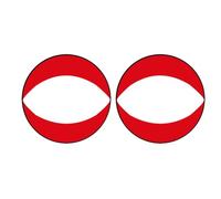 Bosiyrggrl Red Kayak Sail Paddle, Downwind Sail Kit Kayak Downwind Sail Portable Folding Sail