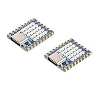 Bosiyrggrl RP2350-Matrix 2Pcs Mini Development Board with Integrated 5X5 RGB LED Display Using RP2040 Dual-Core Processor Microcontroller