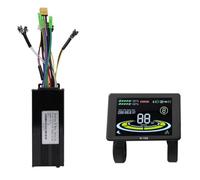 Bosiyrggrl Scooter Bicycle Lithium-Ion Power Adaptation Accessories H-100 Color Screen Meter with 30A Tri-Mode Sine Wave Kit