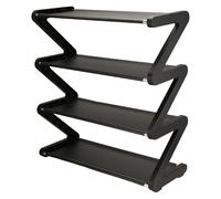Bosiyrggrl Simple Household Shoe Storage Artifact Z-Shaped Shoe Rack, Cute Shoe Rack Multi-Layer Assembly Shoe Rack A