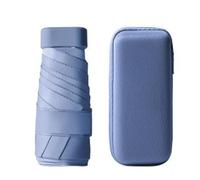 Bosiyrggrl Six Fold Card Umbrella Portable Pocket Capsule Umbrella Anti-Ultraviolet for Rain and Shine Sunscreen Umbrella,B