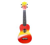 Bosiyrggrl Soprano Ukulele 21" Wood Uklele 4 Strings Hawaiian Guitar Students Kids Guitar Colorful Clouds