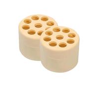 Bosiyrggrl Spiral Ikebana Stem Holder, Reusable Floral Grid for Vase, Bloom Shaper for Flowers Easy Install Easy to Use (S/Beige-Yellow)