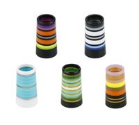 Bosiyrggrl Sports Outdoor Golf Accessory: Colorful 9.2x25x13.7mm Golf Iron Rod Hose Rubber Sleeve