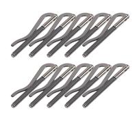 Bosiyrggrl Spring Money Clip, Strip Ultra-Thin Wallet Wallet, DIY Leather Craft Cash Clip Accessories Black