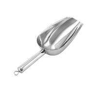 Bosiyrggrl Stainless Steel Ice Scooper, Small Metal Food Candy Scoop for Kitchen Bar Party Wedding Easy to Use S