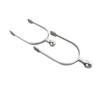 Bosiyrggrl Stainless Steel Spurs with Roller Ball for Men and Women Rider Roller Ball Spurs Horse Smooth Neck Soft Gentle Spur