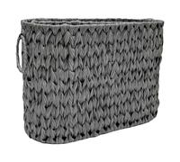 Bosiyrggrl Storage Woven Basket,Waterproof Wicker Basket with Handles,Organizing Woven Basket,Pantry Basket,Wicker Storage Basket C