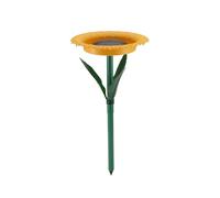 Bosiyrggrl Sunflower Standing Bird Feeder Outdoor Bird Bath Feeder Bowl Outdoor Garden Decor Stake Wild Bird Watcher Gifts