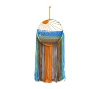 Bosiyrggrl Sunrise and Sunset WallHanging Cotton Rope Handmade Woven Tapestry Minimalist Home Homestay Wall Atmosphere Decoration C