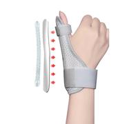 Bosiyrggrl Thumb Stabilizer Splint Brace for Trigger Thumb, Arthritis, Sprains Fits Left or Right Hand,Adjustable