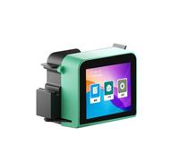 Bosiyrggrl Tij Thermal Inkjet Printer Smart QR Code Generator for Printing on Uneven, Narrow Spaces with Uneven Surfaces Dark Green