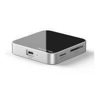 Bosiyrggrl Type-C 7 in 1 USB-C 3.2 Hub 10Gbps Multiport Adapter Magnetic Docking Station 4K 60Hz PD 100W Charging for Phone Laptop