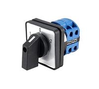 Bosiyrggrl Universal LW26-25 Changeover Switch 3 Position 8 Terminal Rotary Cam Latching Switch 550V 20A