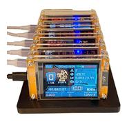 Bosiyrggrl Upgraded Harshrate Home BTC 6000KH/S + 6 Slots Stand Bitcoin Crypto Solo Miner 2.8" Smart Display