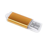 Bosiyrggrl USB Memory Stick Flash Pen Drive U Disk for PC TV Color:Golden Capacity:64MB