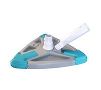 Bosiyrggrl Vacuum Cleaner Head Triangular Pool Head with Side Brush Suction Head Brush Cleaner Swimming Pool Cleaning Supplies Parts