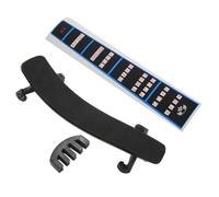 Bosiyrggrl Violin Shoulder Rest Adjustable Feet + Violin Practice Mute +Violin Finger Guide Violin Kit for Size 4/4 Violin