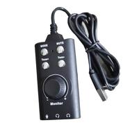 Bosiyrggrl Voice Changer Portable Voice Modulator Handheld Sound Card with Sound Multifunctional Effects Machine for Gaming