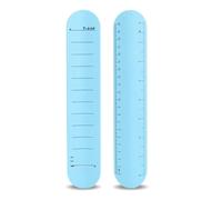 Bosiyrggrl Wearable Nurse Notepad Wristbands, 2 Pack Silicone Reminder Bracelet Write on Memo,Blue