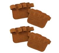 Bosiyrggrl Weightlifting Training Gloves to Protect the Palms of Men & Women'S Fitness Weightlifting Pull-Up Gloves Brown