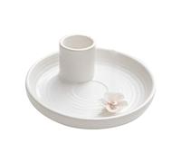 Bosiyrggrl White Icense Holder, Ceramic Incense Holder, Scent Wood Stand, Simple, Modern Terracotta Incense Burner Sage Holder