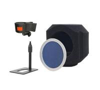 Bosiyrggrl Windshield Sound Isolation Shield Cylindrical Foam Microphone Cover Windscreen for Clear Audio Recording for Microphones C