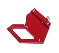 Bosiyrggrl Woodworking Scribe Center Finder Positioning Block Steel Ruler Line Marking Gauge Layout 45/60/90 Degree Angle Scriber Easy to Use A