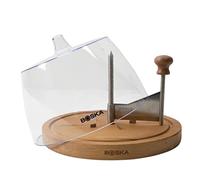Boska Beech Wood Cheese Curler with Plastic Dome