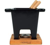BOSKA Cheese Fondue Set 200ml in brownsilverblack, Stainless Steel, 13 x 13 x 13