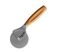 BOSKA Pizza Cutter Oslo+ / Large Pizza Wheel/Premium Design/Pizza Cutter Wheel/Pizza Slicer/Non-Stick BSF™ / Very Sharp/Oak Wood