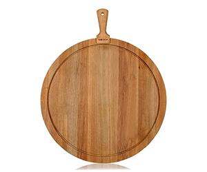 BOSKA Serving Board Round Friends XL - Cheese board extra large - Premium European Oak - 55 cm