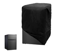 BOSKING Compact Refrigerator Cover Outdoor or Indoor Fridge Freezer Cover Waterproof Dustproof Chest Deep Freezer Cover Mini Single Fridge Cover - Black