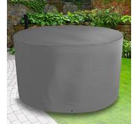 Bosmere Protector 6000 Circular Table Cover Grey 100% Waterproof Uv Protected 6 Year Guarantee D 128 Cm H 71 Cm