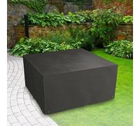 Bosmere Protector 6000 Extra Large Cube Table & Chairs Cover Black 134 X 134 X 65Cm Waterproof Uv Resistant 6 Year Guarantee