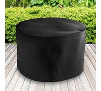 Bosmere Protector 6000 Large Round Firepit Cover Black 100% Waterproof Uv Protected Outdoor Protection 6 Year Guarantee D84 H50Cm