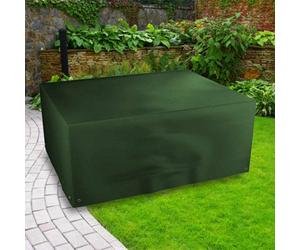 Bosmere Protector 6000 Rectangular Garden Table Cover Dark Green 130 X 79 X 71Cm Waterproof Uv Resistant 6 Year Guarantee
