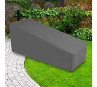 Bosmere Protector 6000 Sun Lounger Cover Grey 100% Waterproof Uv Outdoor Protection 6 Year Guarantee 175Cm X 76Cm