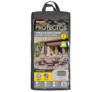Bosmere Ultimate Protector Circular Patio Set Cover 8 Seat Charcoal U524C