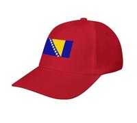 Bosnia and Herzegovina Flag Baseball Cap,Summer Adjustable Classic Low Profile Hat for Men Women,The Ultimate Accessory Red