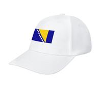 Bosnia and Herzegovina Flag Baseball Cap,Summer Adjustable Classic Low Profile Hat for Men Women,The Ultimate Accessory White