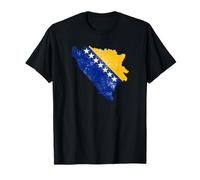 Bosnia and Herzegovina Flag Map, BiH Bosna Hercegovina Pride T-Shirt