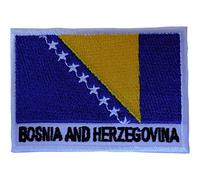 Bosnia and Herzegovina Flag Patch Iron Sew On Clothes Bosnian Embroidered Badge