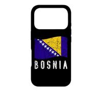 Bosnian Flag Patriotic Distressed Men Women Kids Bosniak Case for iPhone 17 Pro